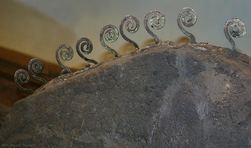 Förstäven på Ladbyskeppet. Foto: Malene Thyssen, CC BY-3.0