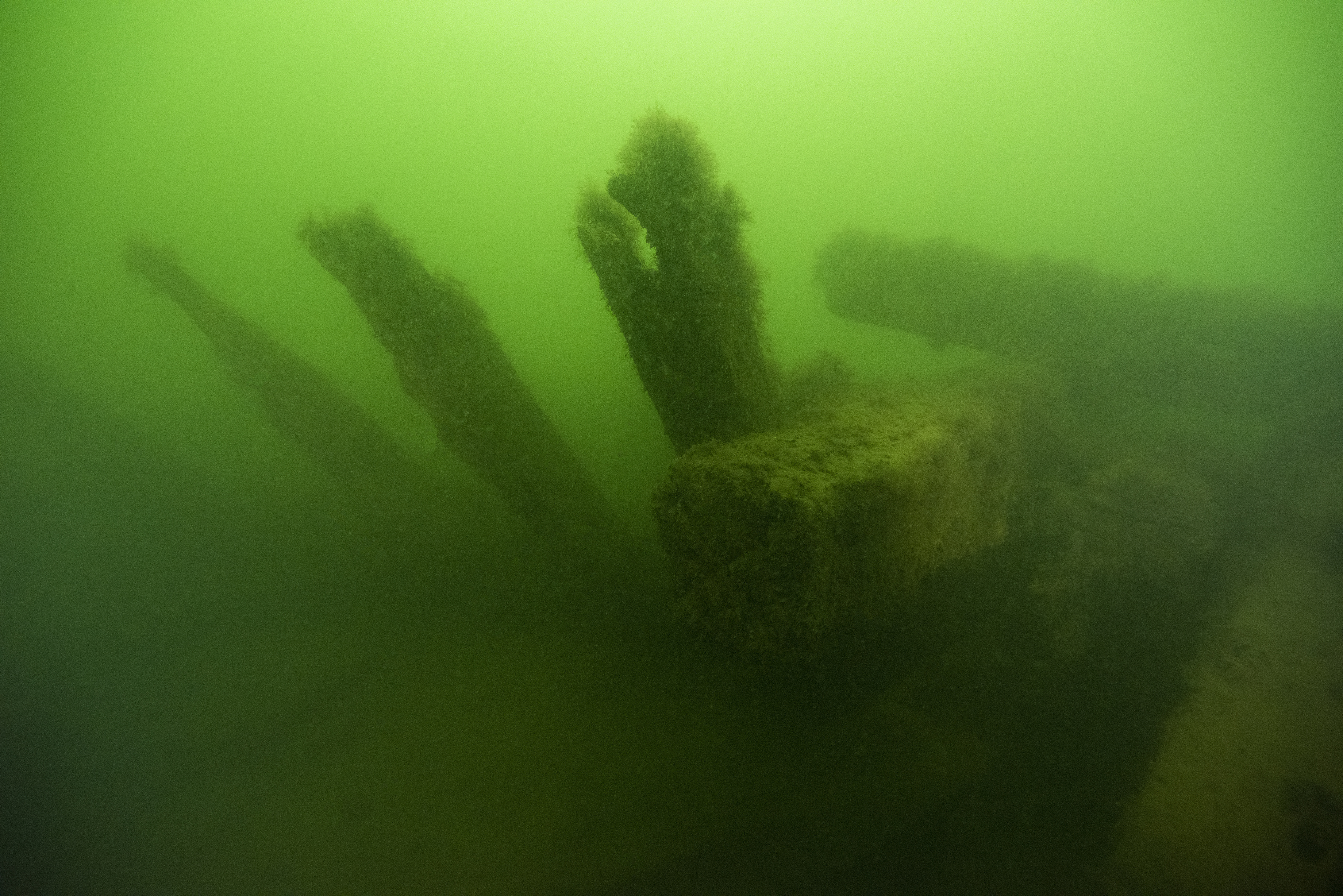Däcksbalk från vrak vid Djupasund, Karlskrona