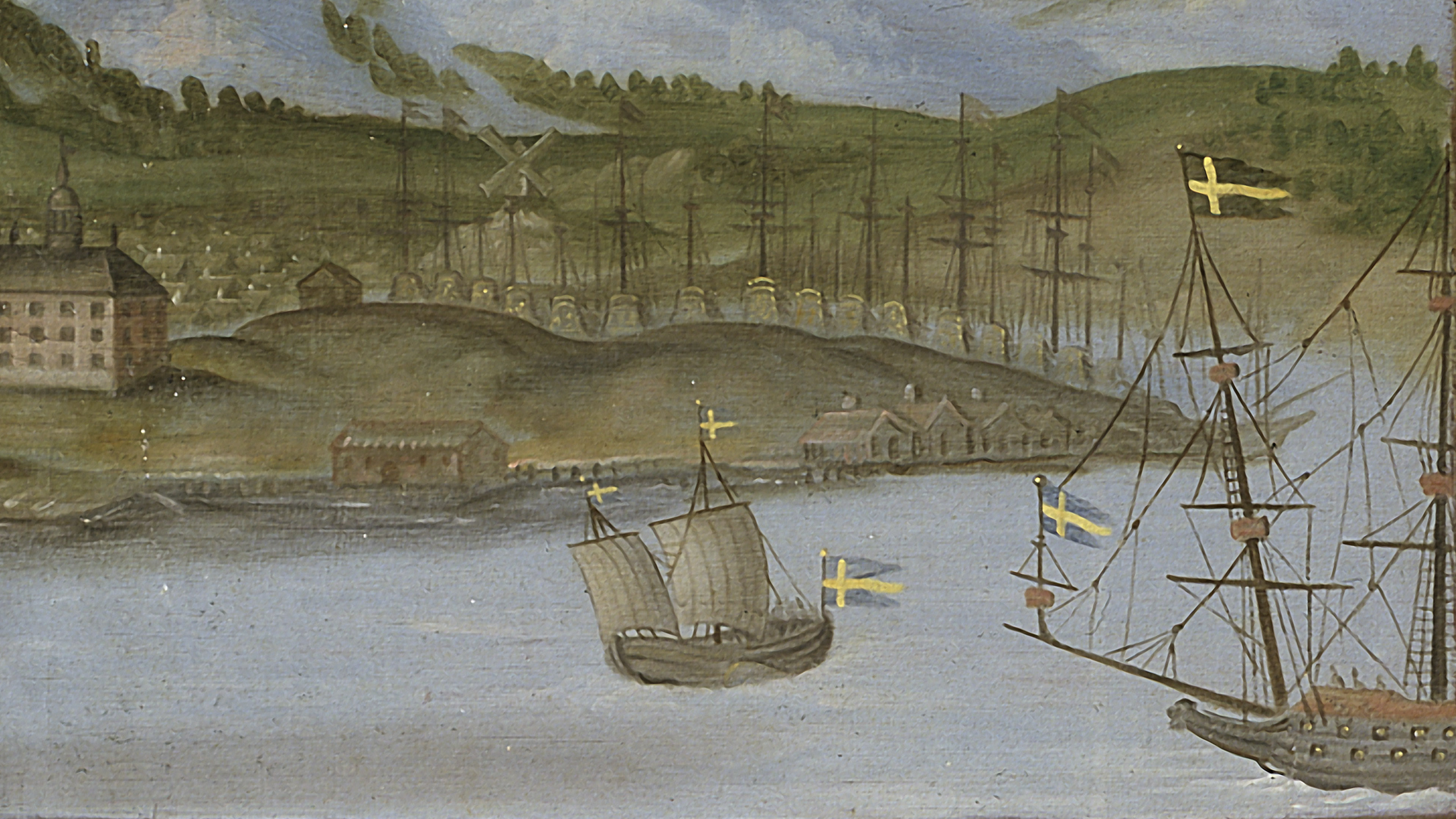 Stockholm 1630-talet, Äpplet möjligen skeppet längst till höger/Stockholm 1630s, Äpplet possibly the ship to the right