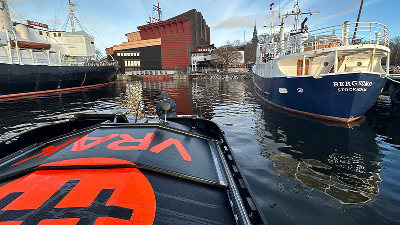 Vraks dykbåt vid Galärvarvet 